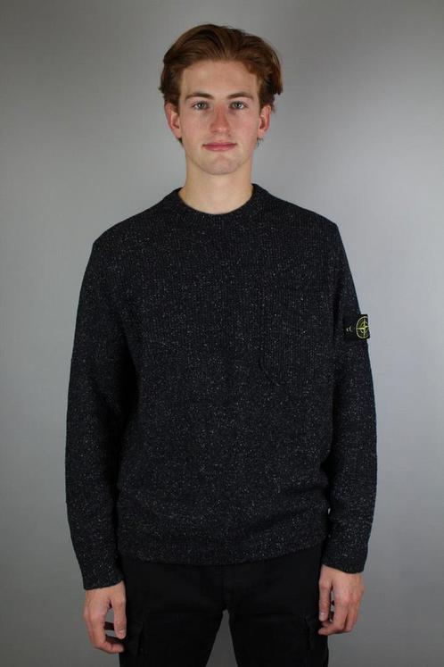 Stone Island Maglia Wool Crewneck Zwart - Diverse maten, Kleding | Heren, Truien en Vesten, Ophalen of Verzenden