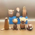 Senshukai  - Speelgoed meubels 7 Vintage wooden animals
