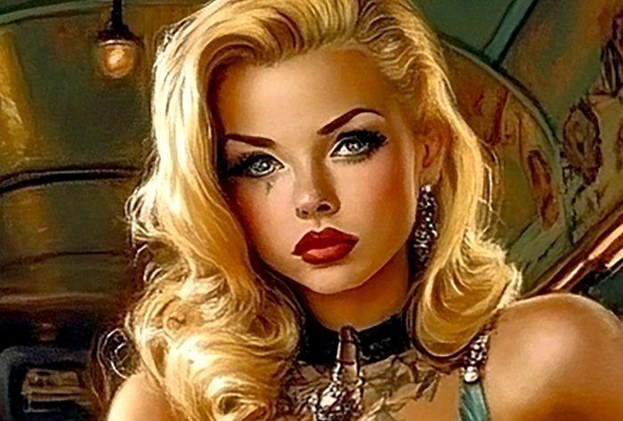 Ginger Red (1965) - Lana, Antiek en Kunst, Kunst | Designobjecten