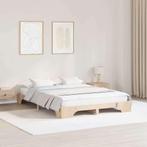 vidaXL Bedbodem 160x200 cm Massief Grenenhout, Verzenden, Beige, 200 cm, 160 cm