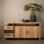 *WOONWINKEL* Tower Living Lucca Teakhouten Dressoir, Huis en Inrichting, Kasten | Dressoirs, Nieuw, Verzenden