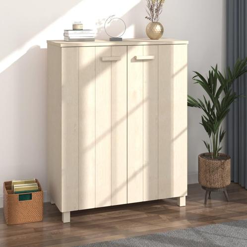 vidaXL Schoenenkast HAMAR 85x40x108 cm massief grenenhout, Huis en Inrichting, Kasten | Schoenenrekken, Nieuw, Verzenden