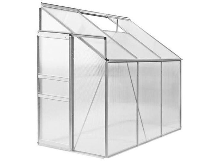 Aluminium Tuinkas - 3,8m³ 190x122cm met Raam & Schuifdeur, Tuin en Terras, Kassen, Nieuw, Verzenden