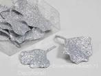 Ginkgo Biloba blad glitter Zilver 16 stuks, Huis en Inrichting, Ophalen of Verzenden, Nieuw