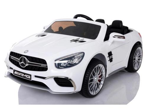 Mercedes-Benz SL65 AMG, muziekmodule, lederen stoel, rubber, Kinderen en Baby's, Speelgoed | Overig, Ophalen of Verzenden