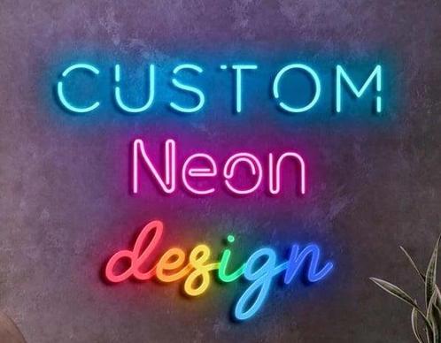 -Op maat gemaakt- custom NEON led bord verlichting *kleur +, Verzamelen, Merken en Reclamevoorwerpen, Nieuw, Verzenden