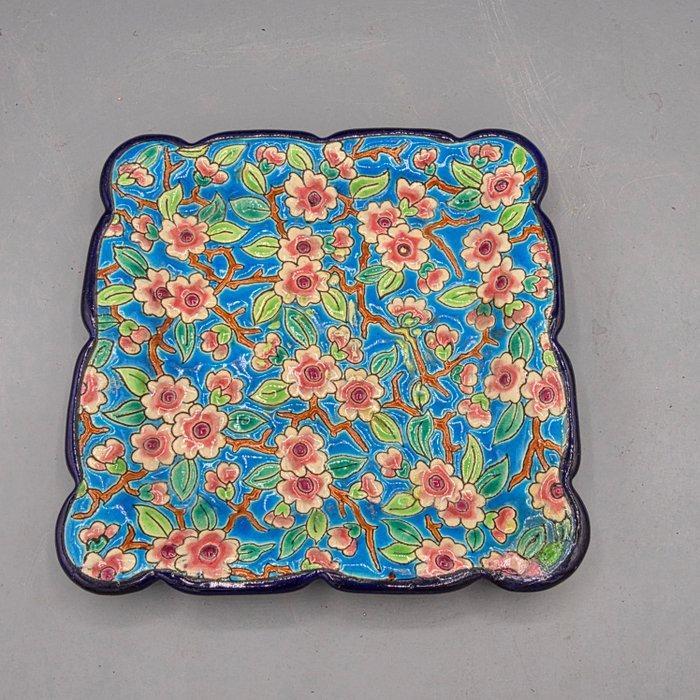 emaux de longwy - Schotel - Aardewerk, Antiek en Kunst, Kunst | Designobjecten