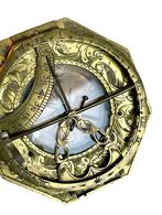 Andreas Vogel - Equinoctial sundial - Verguld messing -, Antiek en Kunst