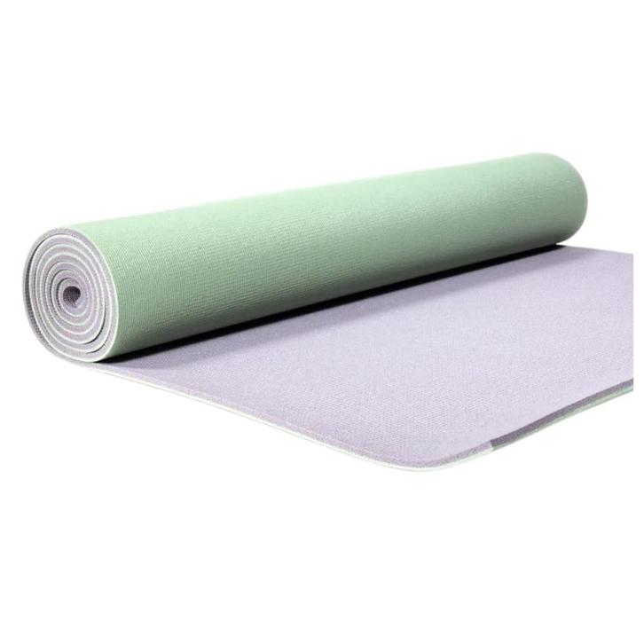 Yogamat PVC Deluxe - Groen, Sport en Fitness, Yoga en Pilates, Ophalen of Verzenden