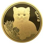 Fiji. 2023 1 oz $5 Cats .999 Proof-like Gold Coin (In