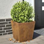 vidaXL Plantenbakken 2 st 40x40x40 cm weervast staal, Verzenden, Nieuw, Metaal