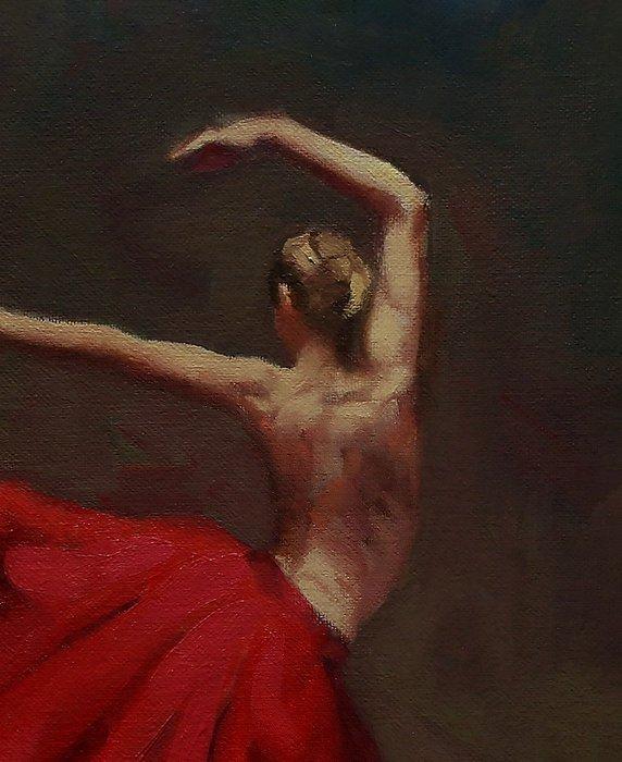 Jose Luis Campos - La Danza, Antiek en Kunst, Kunst | Schilderijen | Modern