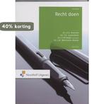 Recht doen 9789001713416 A.A. Huisman, Verzenden, Gelezen, A.A. Huisman