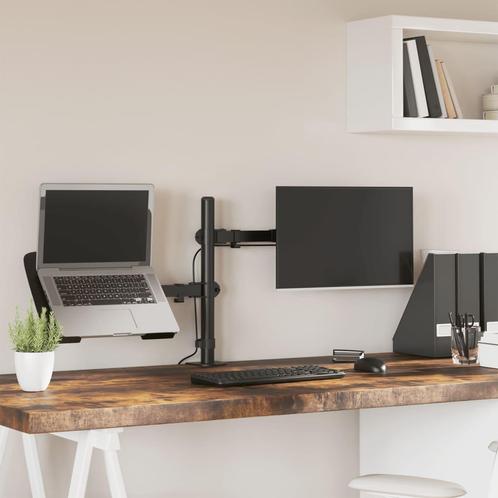 vidaXL Monitorbeugel VESA 75/100 mm zwart staal, Audio, Tv en Foto, Televisie-accessoires, Nieuw, Verzenden