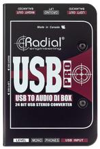 Radial Engineering USB-Pro, Muziek en Instrumenten, Mengpanelen, Ophalen of Verzenden, Nieuw