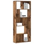 vidaXL Boekenkast 67x24x161 cm bewerkt hout oud houtkleurig, Verzenden, Nieuw, Overige houtsoorten