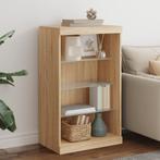 vidaXL Dressoir met LED-verlichting 60,5x37x100 cm sonoma, Verzenden, Nieuw, 50 tot 100 cm, 25 tot 50 cm