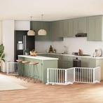 vidaXL Hondenhek inklapbaar met deur 12 panelen 960cm, Dieren en Toebehoren, Honden-accessoires, Verzenden, Nieuw