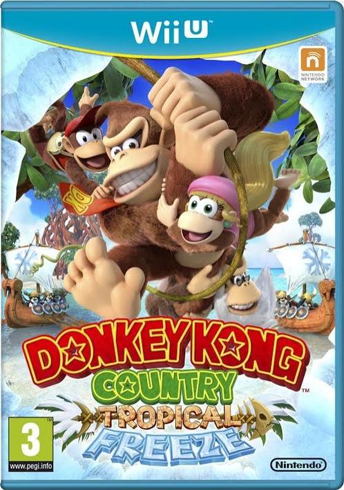 Donkey Kong Country Tropical Freeze (Nintendo Wii U), Spelcomputers en Games, Games | Nintendo Wii U, Gebruikt, Verzenden