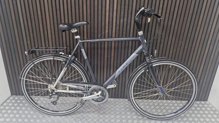 Gazelle Imola | Gebruikt | 3 maanden garantie | Heren Zwart, Fietsen en Brommers, Overige Fietsen en Brommers