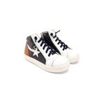 Kinderschoen - hoge sneakers - Shoot-High - navy/snow/tan -, Verzenden, Nieuw, OLD SOLES