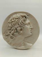 sculptuur, Medaglione di Alessandro Magno - 33 cm -