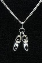 Zilveren Klompen ketting hanger, Verzenden, Nieuw