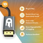 2dekans | USB C naar Displayport Kabel - 8K 60Hz 4K 120Hz -, Ophalen of Verzenden, Zo goed als nieuw