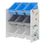 [en.casa] Kinderrek Muxía speelgoedkast 60x62x26,5 cm Koala, Verzenden, Nieuw