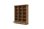 Landelijk klassieke boekenkast Derby - Teak - Ook in kleur!, Huis en Inrichting, 200 cm of meer, 150 tot 200 cm, Teakhout, Nieuw