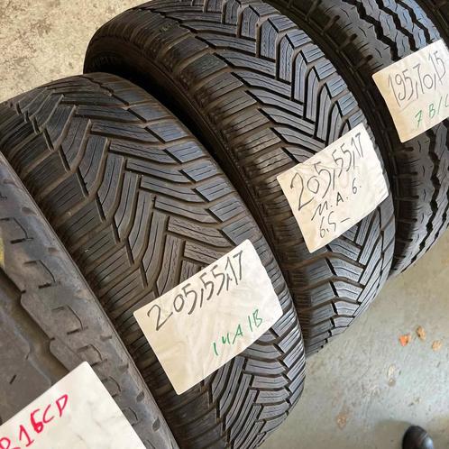 2 x Michelin Alpin 6 205-55-17 Winterbanden 6,5mm, Auto-onderdelen, Banden en Velgen, 17 inch, Winterbanden, 205 mm, Personenwagen