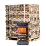 Pini Kay briketten (NL) pallet 96 zakken x 10kg (960kg), Minder dan 3 m³, Ophalen of Verzenden, Overige houtsoorten, Blokken