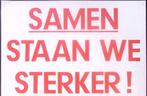 Poster van de KWJ (beweging van werkende jongeren) (Posters), Verzenden, Nieuw, Overige onderwerpen, Met lijst