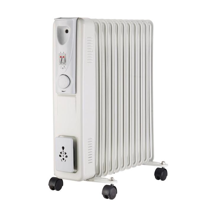 MaxxHome Elektrische Olieverwarming - Thermostaat - 4 Wie..., Doe-het-zelf en Verbouw, Verwarming en Radiatoren, Nieuw, Verzenden