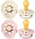 Bibs Boheme Ivory/Blossom 0-6 mnd 2 Stuks Fopspeen, Kinderen en Baby's, Verzenden, Nieuw