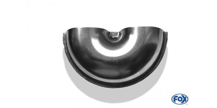 FOX U-connector 50 50 mm binnen - breedte: 120 mm - hoogte:, Auto-onderdelen, Uitlaatsystemen, Nieuw, Verzenden