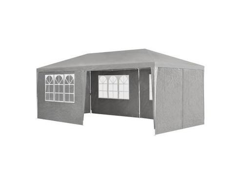 Veiling - Partytent met zijwanden - 3x6M - Donkergrijs, Tuin en Terras, Partytenten