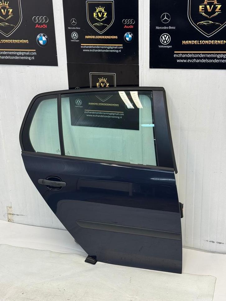 VW Golf V portier 4-deurs rechts achter bj.2009 kleur blauw, Auto-onderdelen, Carrosserie en Plaatwerk, Gebruikt, Volkswagen, Achter