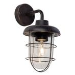 Landelijke, klassieke, industriële Buitenlamp Jaycea - Roest, Tuin en Terras, Buitenverlichting, Ophalen of Verzenden, Nieuw, Glas