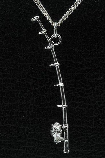 Zilveren Werphengel met molen ketting hanger, Sieraden, Tassen en Uiterlijk, Kettinghangers, Verzenden