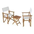 Bistroset Capistrello 3-delig tuintafel met 2 tuinstoelen ho, Tuin en Terras, Verzenden, Nieuw