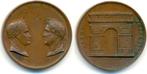 Brons medaille auf das Arc de Letoile 1836 Frankreich:..., Postzegels en Munten, Penningen en Medailles, Verzenden