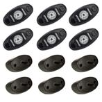 Rigid Industries Rock Light Kit- Amber (6 lights) - 400293, Ophalen of Verzenden