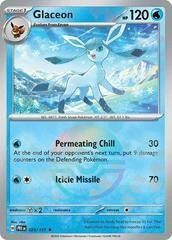 Glaceon 025/131 Pokeball Prismatic Evolutions, Hobby en Vrije tijd, Verzamelkaartspellen | Pokémon, Losse kaart, Nieuw, Foil, Ophalen of Verzenden