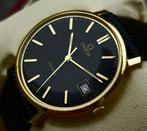 Omega - Genève - 14K Gold - Black Gilt Dial - 1972 -, Nieuw