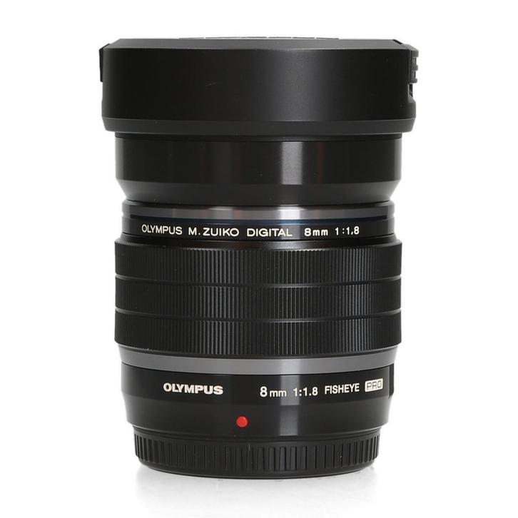 Olympus 8mm F1.8 Fisheye PRO M.Zuiko Digital ED, Audio, Tv en Foto, Fotografie | Lenzen en Objectieven, Zo goed als nieuw, Ophalen of Verzenden