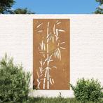 vidaXL Wanddecoratie tuin bamboe-ontwerp 105x55 cm, Verzenden, Nieuw