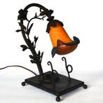 Tafellamp - IJzer, Glas, Antiek en Kunst, Antiek | Glas en Kristal