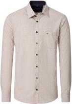 Casa Moda Overhemd Structure Beige maat 4XL Heren, Kleding | Heren, Overhemden, Verzenden, Nieuw, Beige, Casa Moda