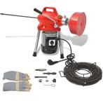 vidaXL Leidingsreinigingsmachine 250 W 12,5mx16mm 4,5mx9,5mm, Verzenden